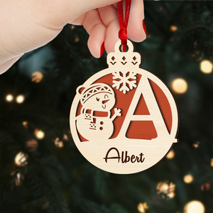 Personalized Gifts For Christmas Ornament Snowman 03ACPU240924 - Ornament - GoDuckee