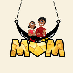 Personalized Gifts For Mom Suncatcher Ornament 04katn170325pa - Ornament - GoDuckee