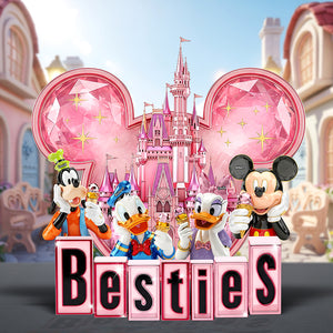 Cartoon Friends Acrylic Plaque – Personalized Gifts For Besties 03ohqn060625 - Shaped Plaques - GoDuckee