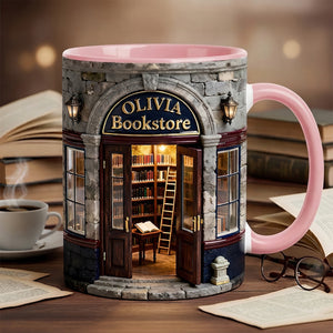 Custom Bookstore Mug - Personalized Coffee Mug - Book Lover Gifts - Coffee Mug - GoDuckee