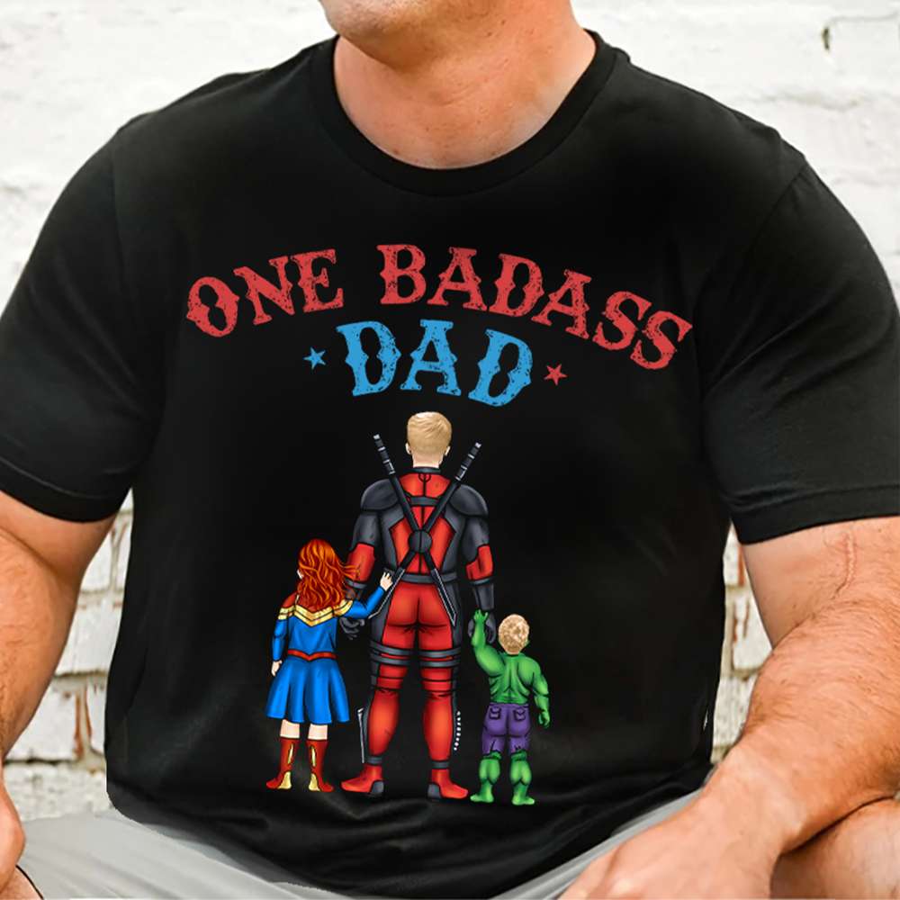 Badass Dad Personalized Shirts - 04QHHN310523TM - Shirts - GoDuckee