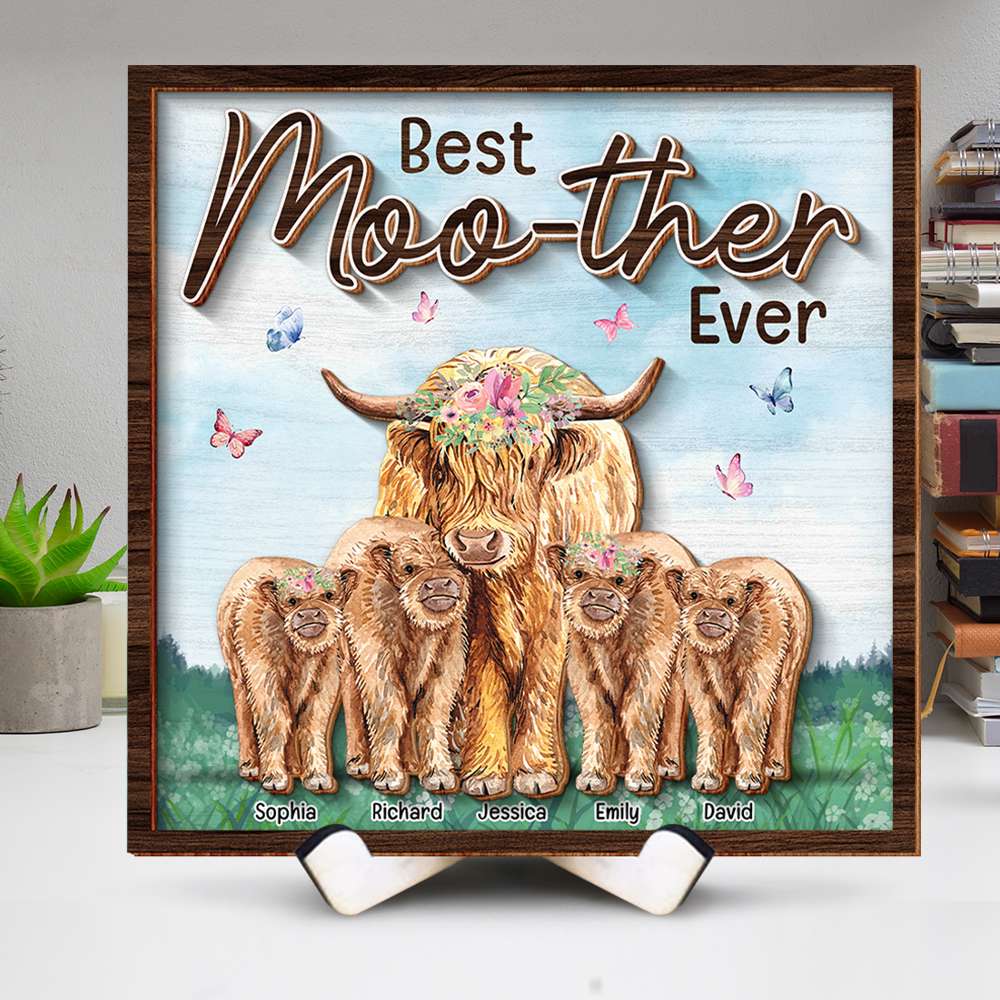 Personalized Gifts For Mom Wood Sign Best Mother Ever 03naqn280224 - Wood Signs - GoDuckee