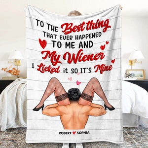 Romantic Couple, Love You Forever, Personalized Blanket, Gifts For Couple - Blanket - GoDuckee