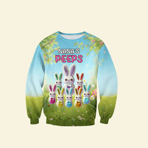 Personalized Gifts For Easter Day 3D Shirt Bunny Peeps 01OHMH220125 - AOP Products - GoDuckee