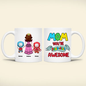 Personalized Gifts For Mom Coffee Mug Mom You're Toadally Awesome 06QHDT270124 - Coffee Mugs - GoDuckee