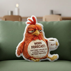 Sarcasm Office Worker Custom Shape Pillow, Personalized Gifts For Coworkers 05qhtn141125 - Pillow - GoDuckee