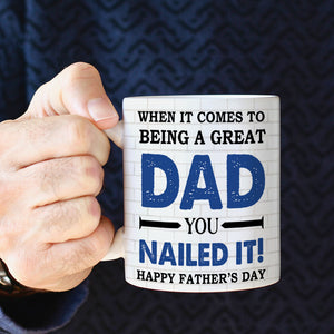 Great Dad Personalized Mug, Gift For Father's Day-5OHPO260423 - Coffee Mug - GoDuckee