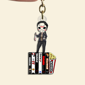 Personalized Gifts For Horror Movie Girl Acrylic Keychain 01NATN130824HH - Keychains - GoDuckee