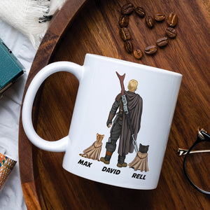Best Cat Dad Personalized Mug, Gift For Father's Day-3OHTN270423 - Coffee Mug - GoDuckee