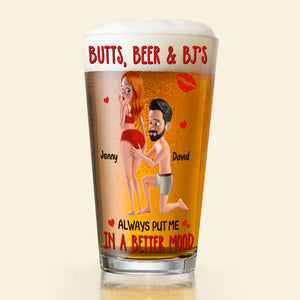 Put Me In A Better Mood Beer Glass - Personalized Funny Gifts For Couple 04natn180725hg - Beer Glasses - GoDuckee