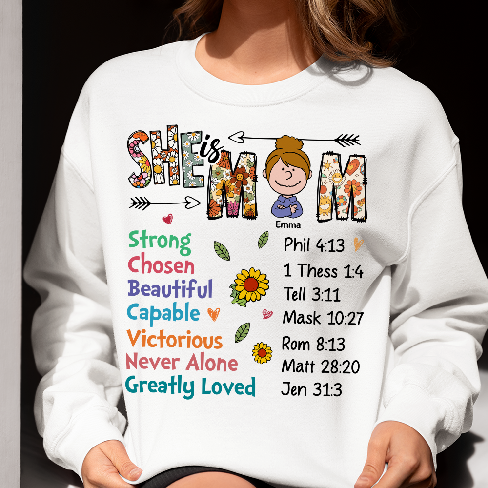 Personalized Gifts For Mom Shirt 01xqpu200225 She Is Mom - Shirts - GoDuckee