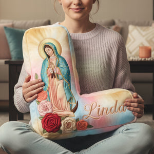 Faith Alphabet Pillow - Personalized Gifts for Loved Ones 03HUQN151225 - Pillow - GoDuckee