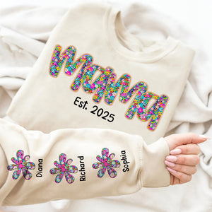 Personalized Gifts For Mom Shirt Mama Flower 06XQQN100325 - AOP Products - GoDuckee