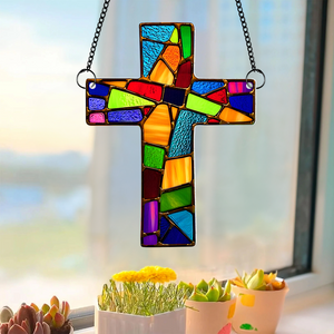 Personalized Gifts For Jesus Lover Suncatcher Ornament 06hupu070325 - Ornament - GoDuckee