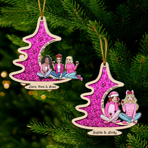 Personalized Gifts For Friends, Mix Ornament Wood and Acrylic Christmas 02XQQN141024HH - Ornament - GoDuckee