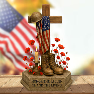 Memorial Day Acrylic Plaque Personalized Gifts For Veteran 03QHQN170525 - Shaped Plaques - GoDuckee