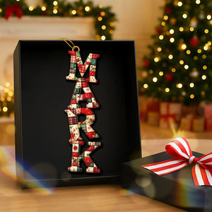 Sewing Alphabet Ornament - Personalized Gift For Christmas Ornament 03HUQN251025 - Ornament - GoDuckee