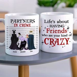 Partners In Crime, Gift For Bestie, Personalized Mug, Villain Friends Squad Mug 07NAHN060723TM - Coffee Mug - GoDuckee