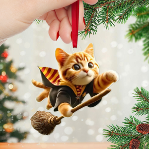 Gifts For Cat Lovers Ornament 03acxx250824 Wizard Cat - Ornament - GoDuckee