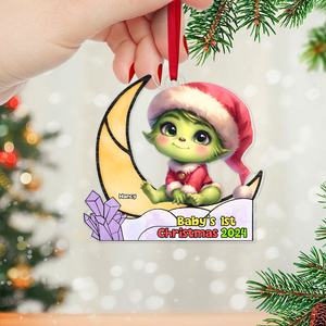 Personalized Christmas Gifts For Newborn Baby Ornament, Baby's First Christmas 01kapu200924 - Ornament - GoDuckee