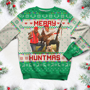 Custom Photo Gifts For Hunting Lovers Ugly Sweater 05acqn021024-Homacus