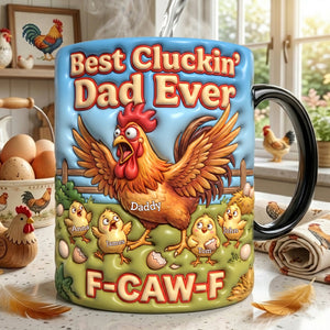 Best Cluckin' Dad Ever Magic Mug - Personalized Gifts For Dads 04nalu130526 - Coffee Mug - GoDuckee