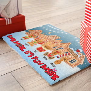 Personalized Gift for Family, Gingerbread Family Christmas Doormat 03TOLU170924 - Doormat - GoDuckee