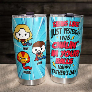 Funny Sperm Happy Day Daddy 05NAHN080523TM Personalized Tumbler Gift - Coffee Mug - GoDuckee