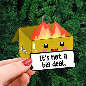 Personalized Gifts For Coworkers Dumpster Fire Acrylic Ornament 03OHTN201124 - Ornament - GoDuckee