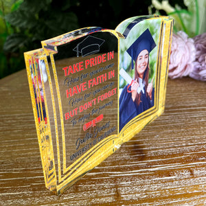 Custom Photo Gifts For Graduates Take Pride In How Far You've Come Graduation Gifts - Decorative Plaques - GoDuckee