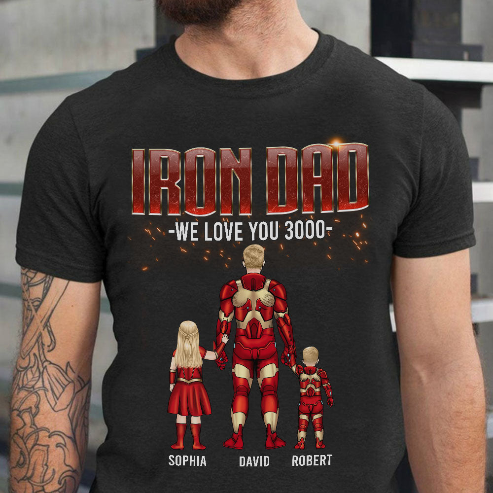 Personalized Dad Shirt We Love You, Gift For Dad T-shirt-02ACQN310323TM - Shirts - GoDuckee