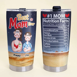 Personalized Gifts For Mom Tumbler Best Mom Ever 02TODT010325PA - Tumbler Cup - GoDuckee