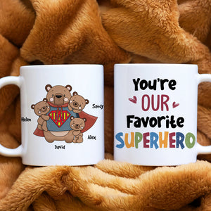 Bear Dad Personalized Coffee Mug 05nahn250423ha - Coffee Mug - GoDuckee