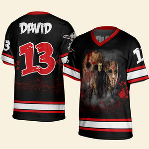 Personalized Gifts For Horror Film Lover Halloween Jersey Shirt 04totn120724 - AOP Products - GoDuckee