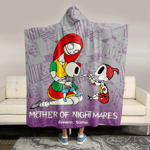 Personalized Gifts For Mom Wearable Blanket Hoodie Midnight Family 04QHDT050324 - Blankets - GoDuckee