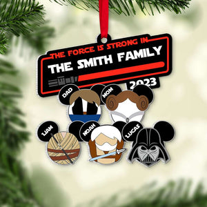 Gifts For Family 02HUDT011123 Personalized Ornament, Tree Ornaments - Ornament - GoDuckee