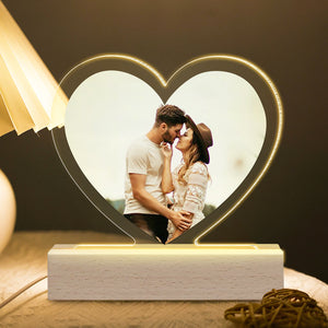 Couple Togetherness Forever, Personalized 3D Led Light Upload Photo - Led Night Light - GoDuckee