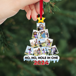 Golf Custom Photo Acrylic Christmas Ornament 03HUPU270924 - Ornament - GoDuckee