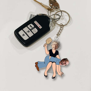 Custom Photo Gifts For Funny Couple Keychain 01OHMH141224 - Keychains - GoDuckee