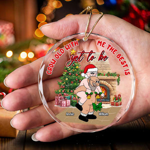 Personalized Gifts For Couple Christmas Ornament 03XQLU031024PA - Ornament - GoDuckee