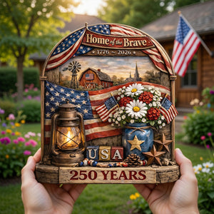 USA 250 Years Acrylic Plaque - Gifts For Patriotics 05TYLU170326 - Shaped Plaques - GoDuckee