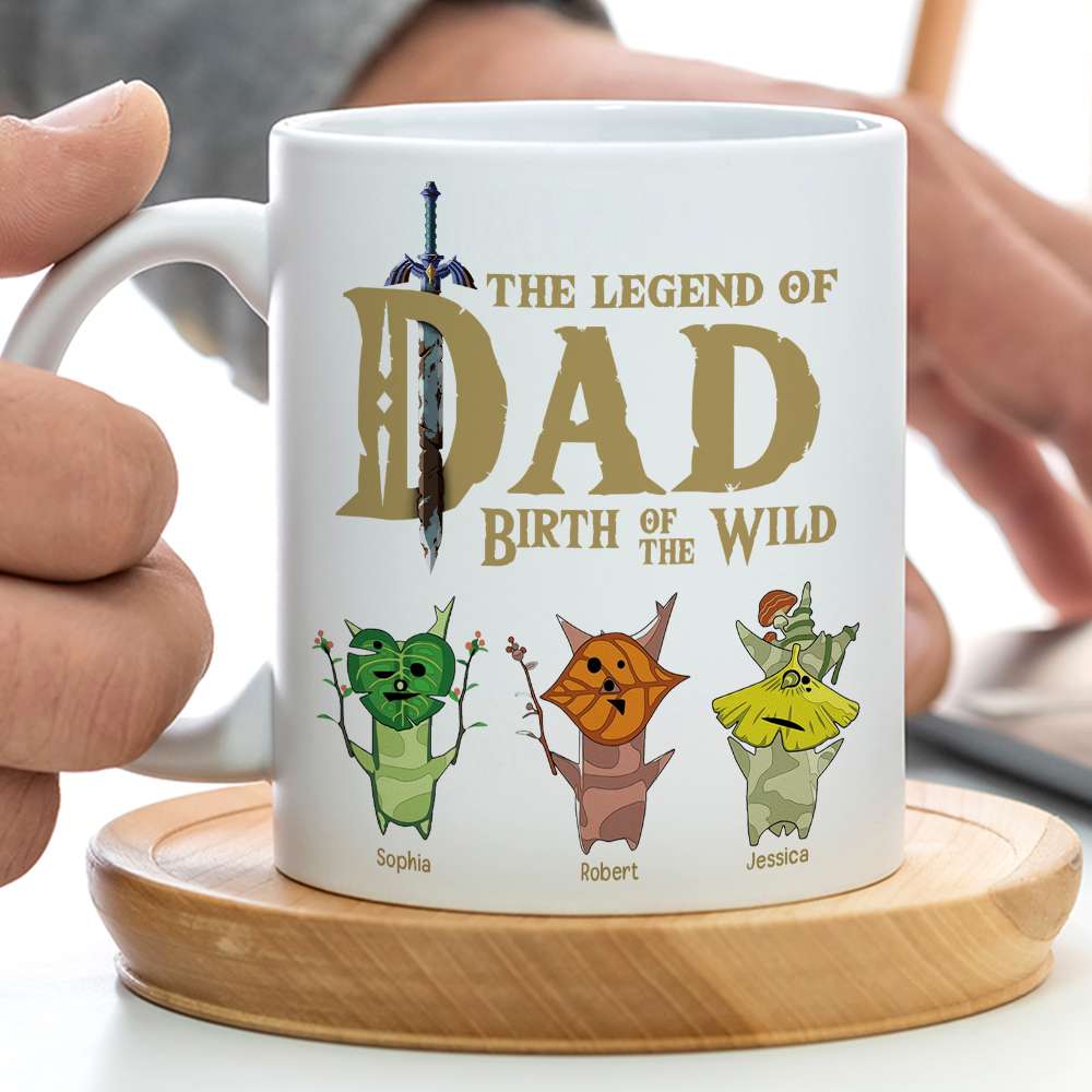 Legend Of Dad 07NAQN310523 Personalized Family Gaming Mug - Coffee Mug - GoDuckee