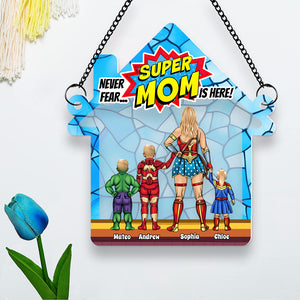 Personalized Gifts For Mom Suncatcher Window Hanging Ornament 01HUDT020524PA - Ornaments - GoDuckee