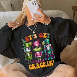 Gifts For Christmas Sweatshirt, Let's Get Crackin' 01KADT011124 - Shirts - GoDuckee