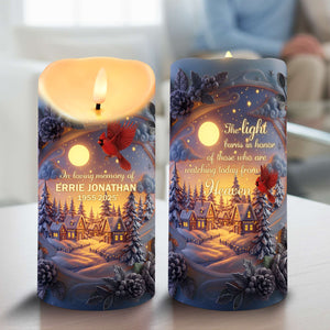 Cardinal From Heaven LED Candle - Personalized Memorial Keepsake For Loved Ones 02QHLU060925 - Led Candle - GoDuckee