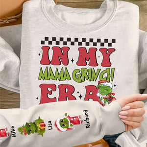 In My Mama Era, Gift For Family, Personalized Shirt, Green Kids Shirt, Christmas Gift 04HTHN161023 - AOP Products - GoDuckee