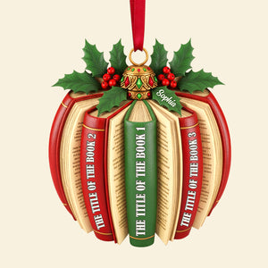 Personalized Gifts For Book Lovers Christmas Ornament 02hytn171125 - Ornament - GoDuckee