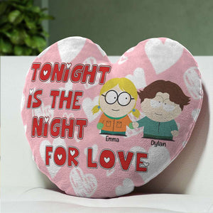 Personalized Gifts For Couples Heart Shape Pillow Valentine 03TOLU031224HG - Pillow - GoDuckee