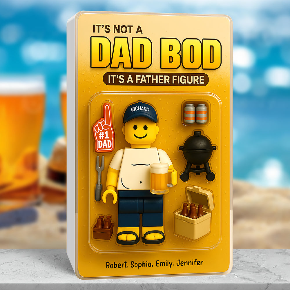 It's A Father Figure Acrylic Plaque Personalized Gifts For Dad 05NAQN070525 - Shaped Plaques - GoDuckee