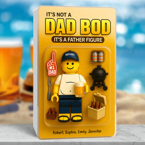 It's A Father Figure Acrylic Plaque Personalized Gifts For Dad 05NAQN070525 - Shaped Plaques - GoDuckee